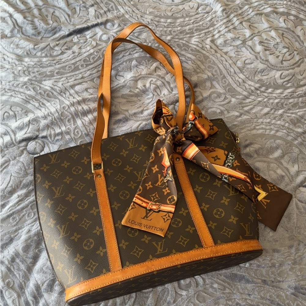 Louis Vuitton Brown Monogram Canvas Tote